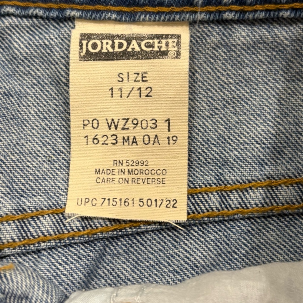 Vintage 90s Y2K Jordache Jeans Size 11/12 Light Wash High Waist Bootcut EUC #74 - Picture 12 of 13